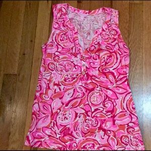 Lilly Pulitzer XS pink tank top